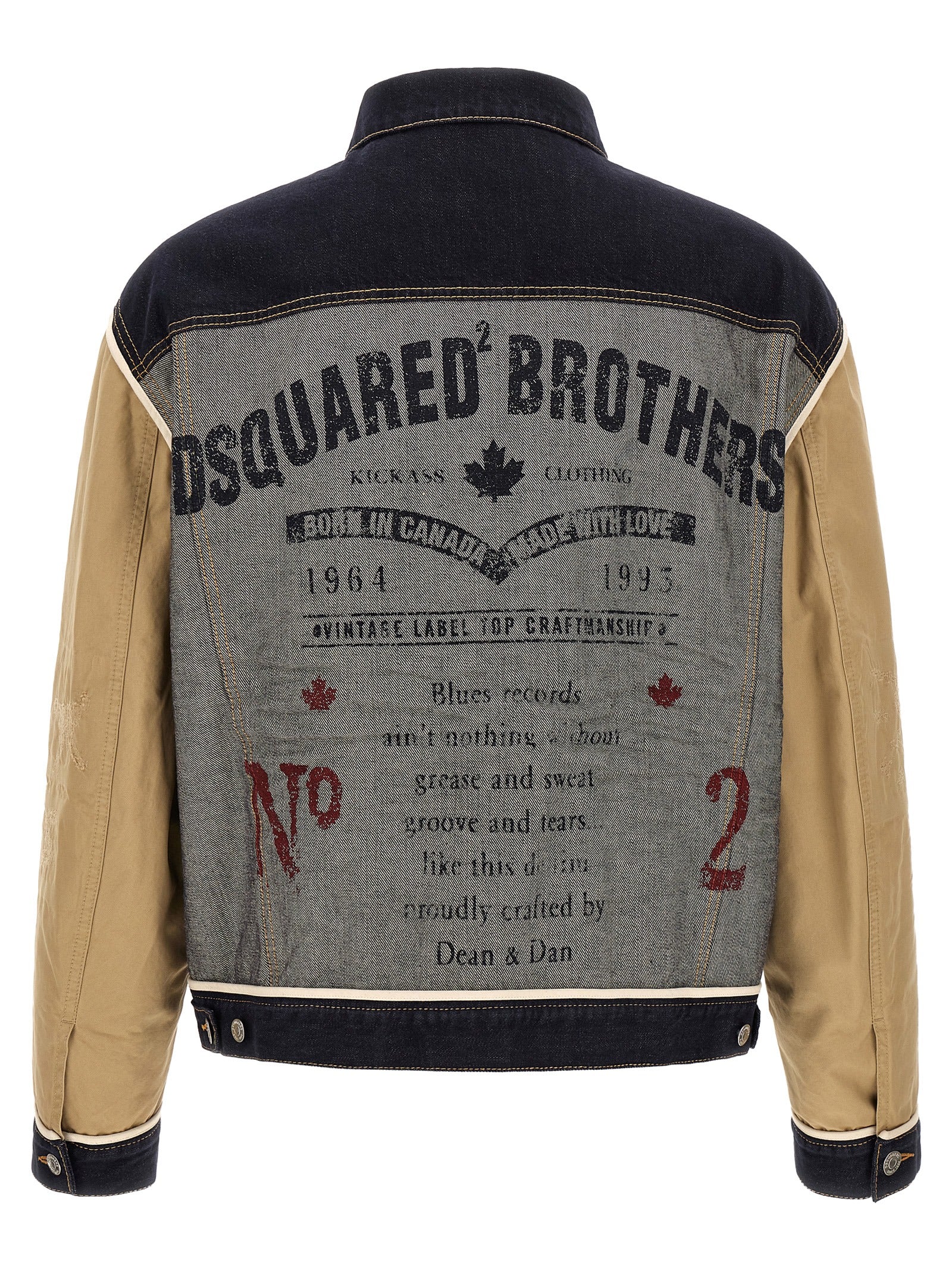 Dsquared² Beige Cotton Denim Jacket