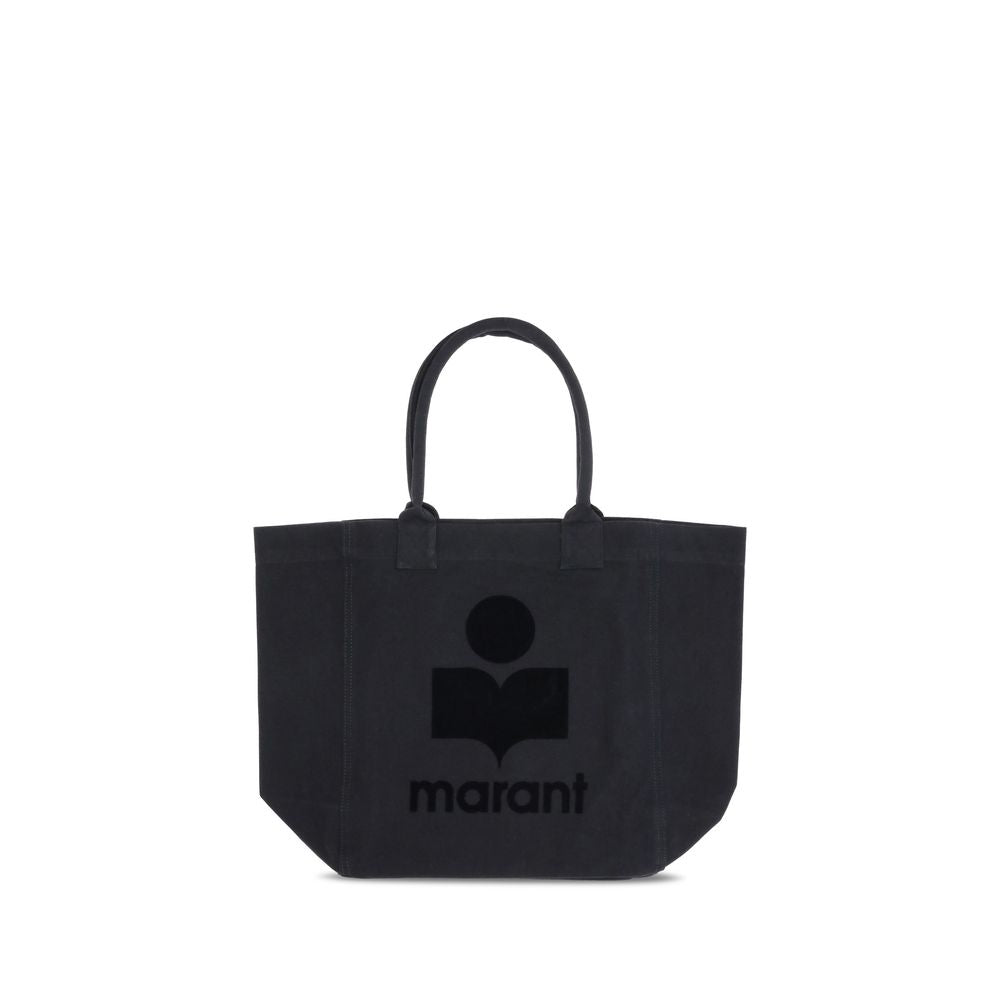 Isabel Marant Black Cotton Shoulder Bag
