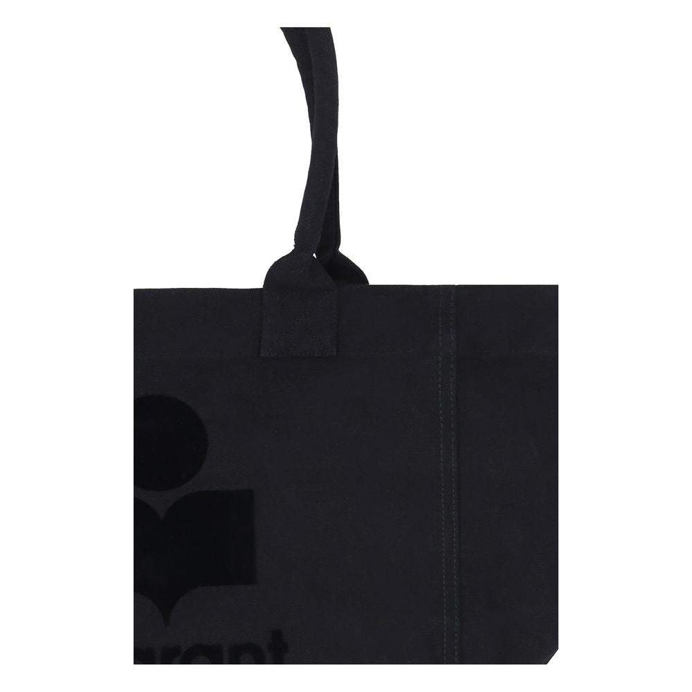Isabel Marant Black Cotton Shoulder Bag