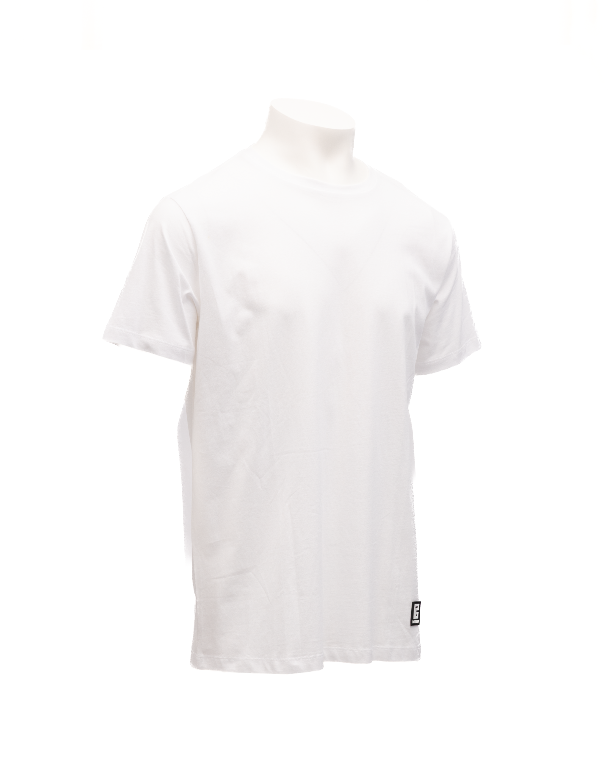 Balmain White Cotton T-Shirt