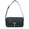 Tom Ford Green Leather Shoulder Bag