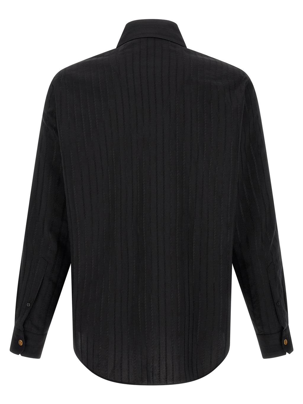 Versace Black Cotton Blouse