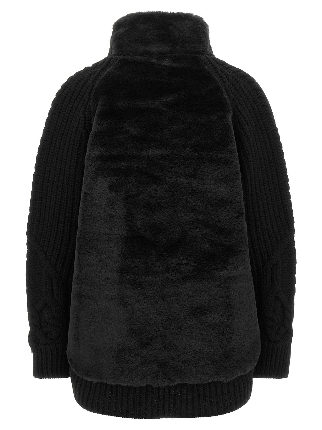 Herno Black Wool Cardigan