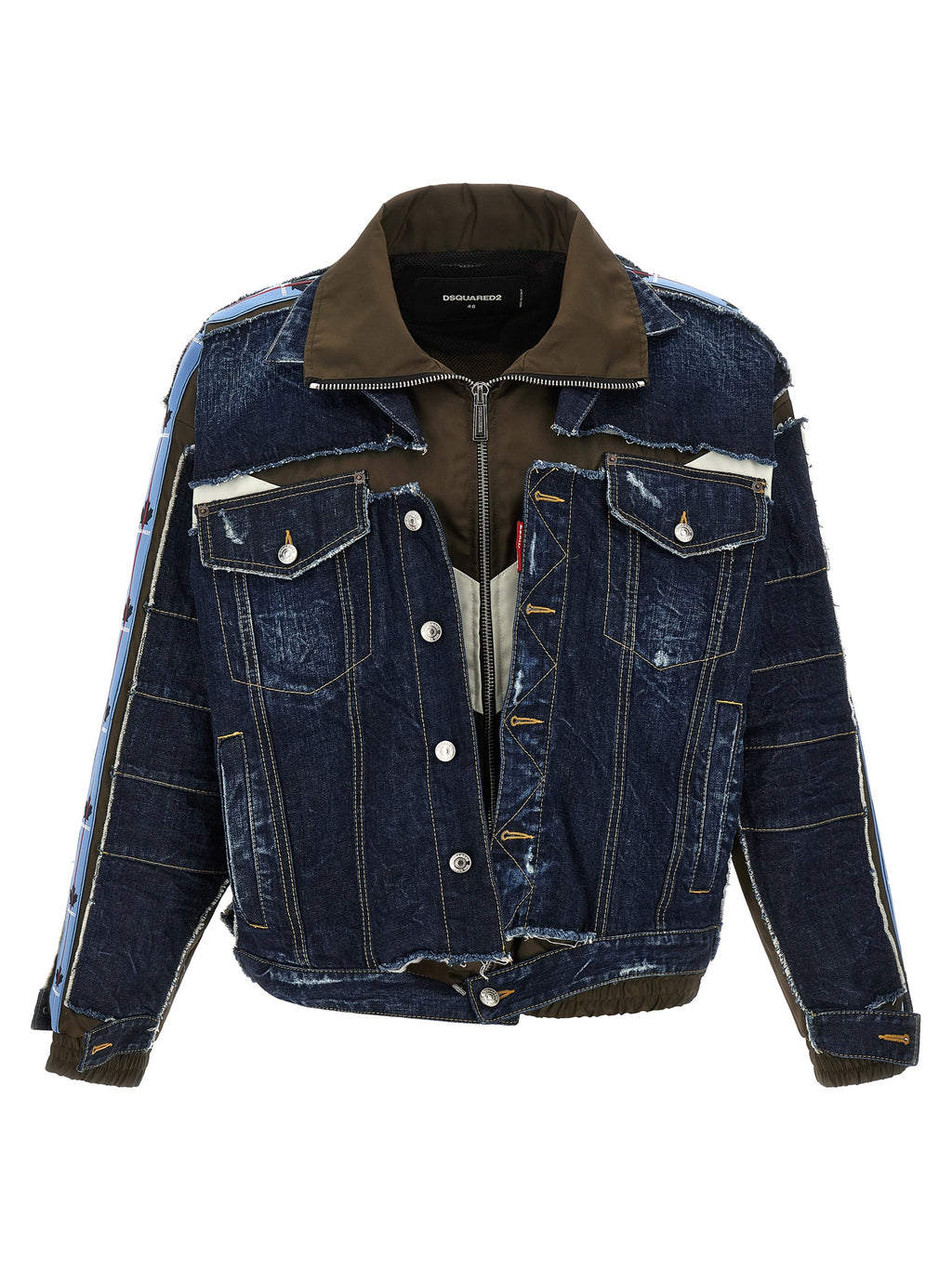 Dsquared² Blue Cotton Denim Jacket