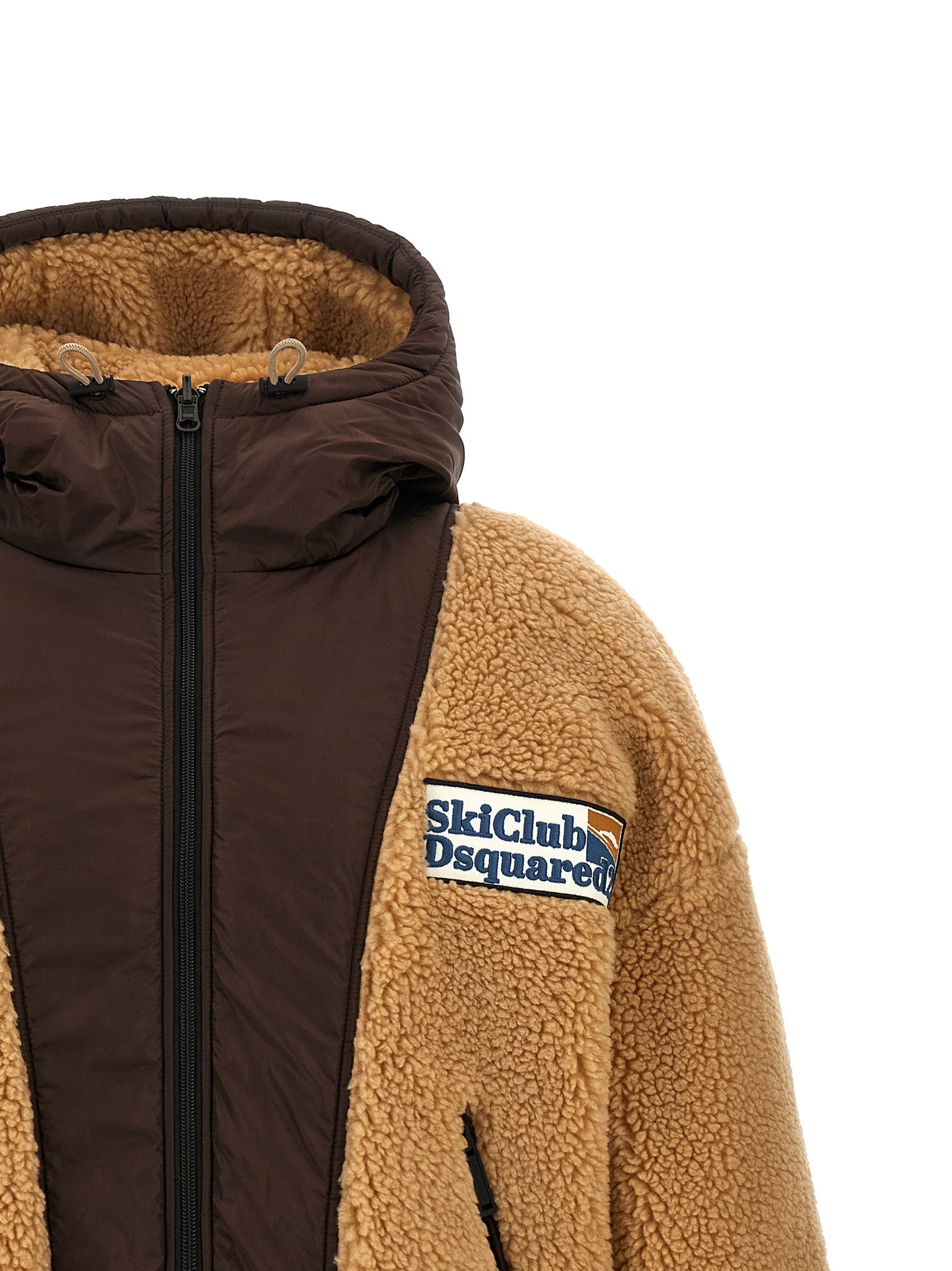 Dsquared² Brown Polyester Bomber