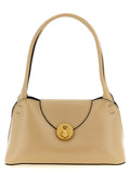 Versace Beige Calfskin Shoulder Bag