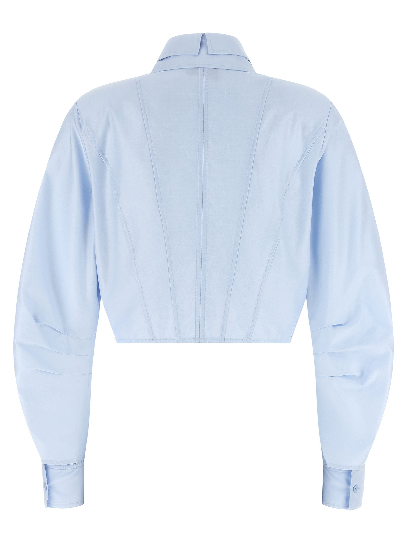 Elisabetta Franchi Blue Cotton Blouse