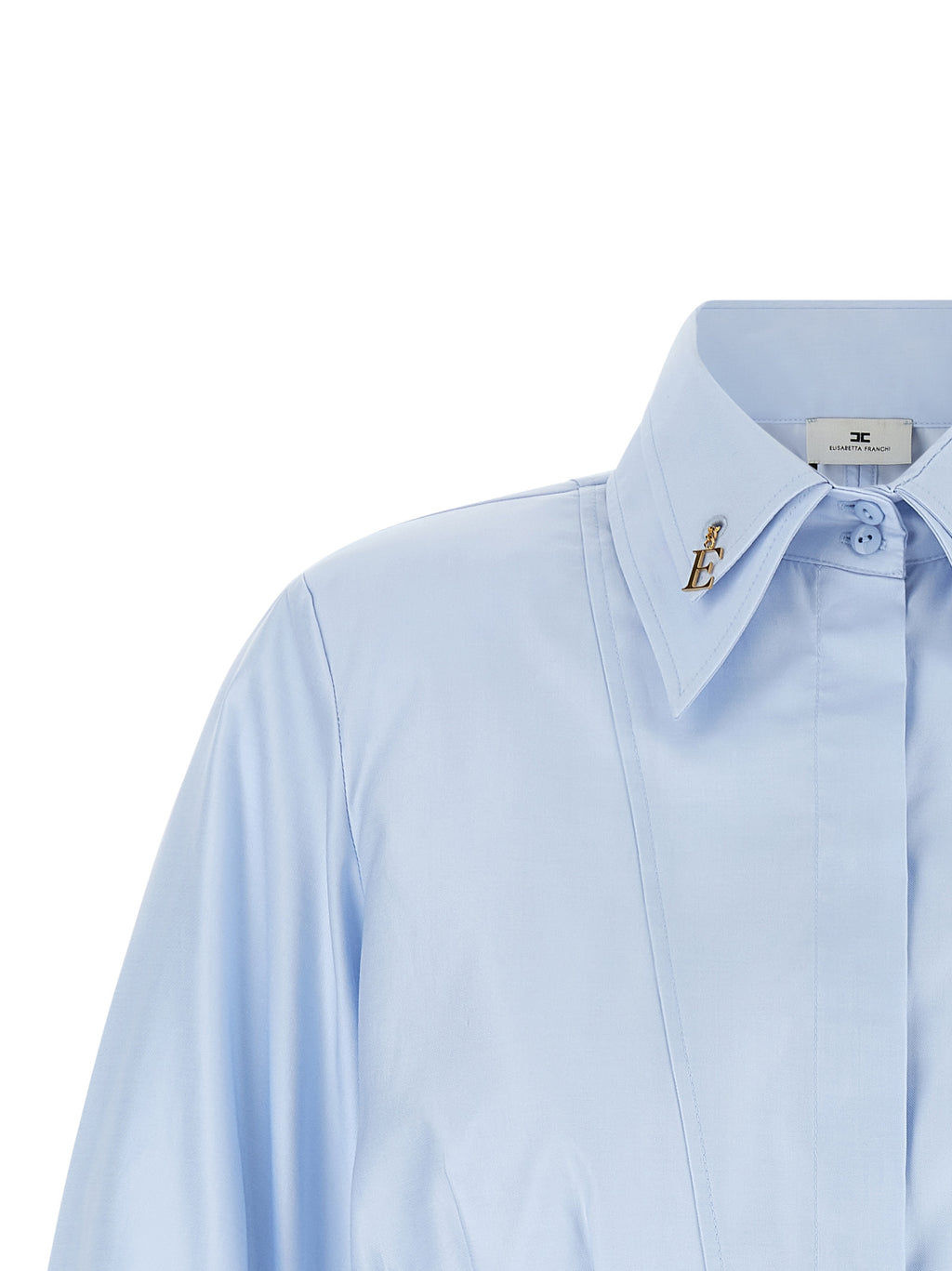 Elisabetta Franchi Blue Cotton Blouse