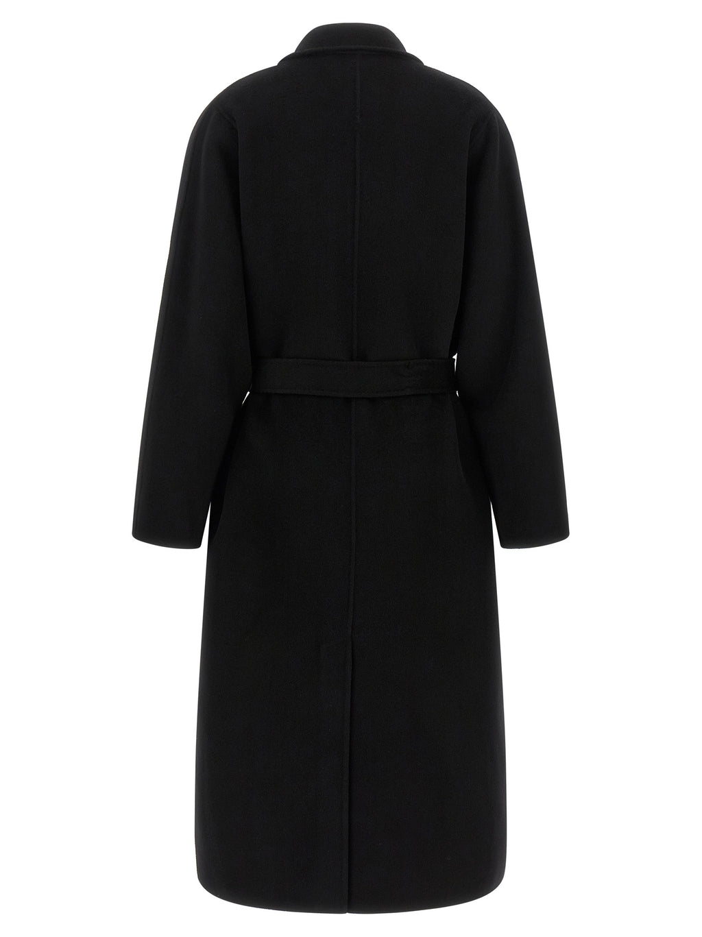 Elisabetta Franchi Black Wool Coat