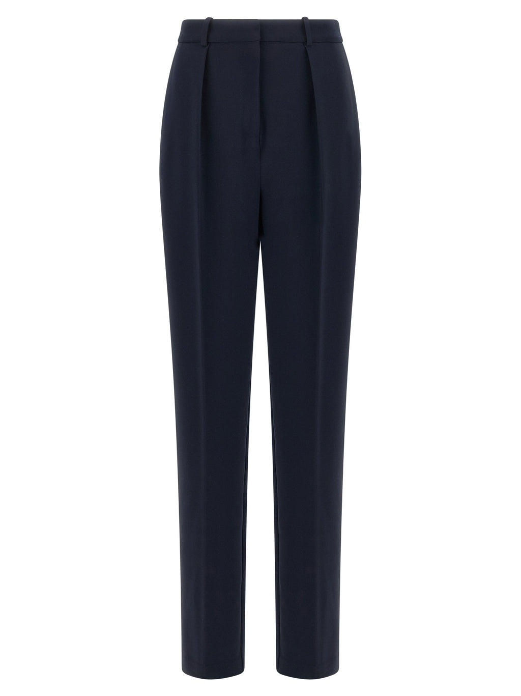 Elisabetta Franchi Blue Polyester Dress Pants