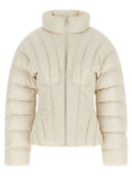 Elisabetta Franchi White Polyester Full-Length Jacket