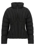 Elisabetta Franchi Black Polyester Full-Length Jacket