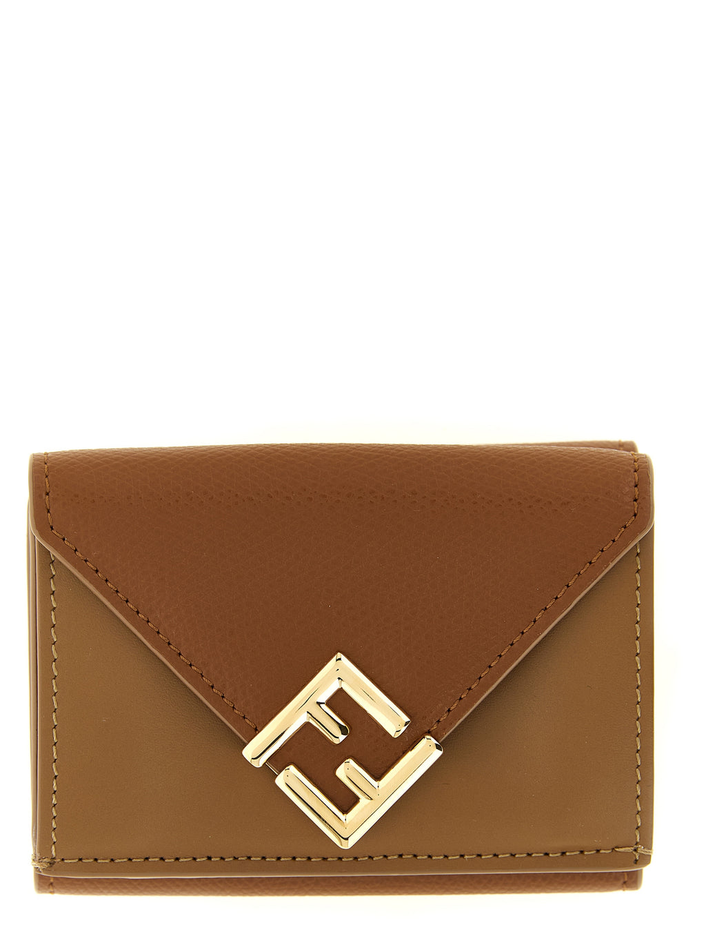 Fendi Brown Calfskin Cardholder