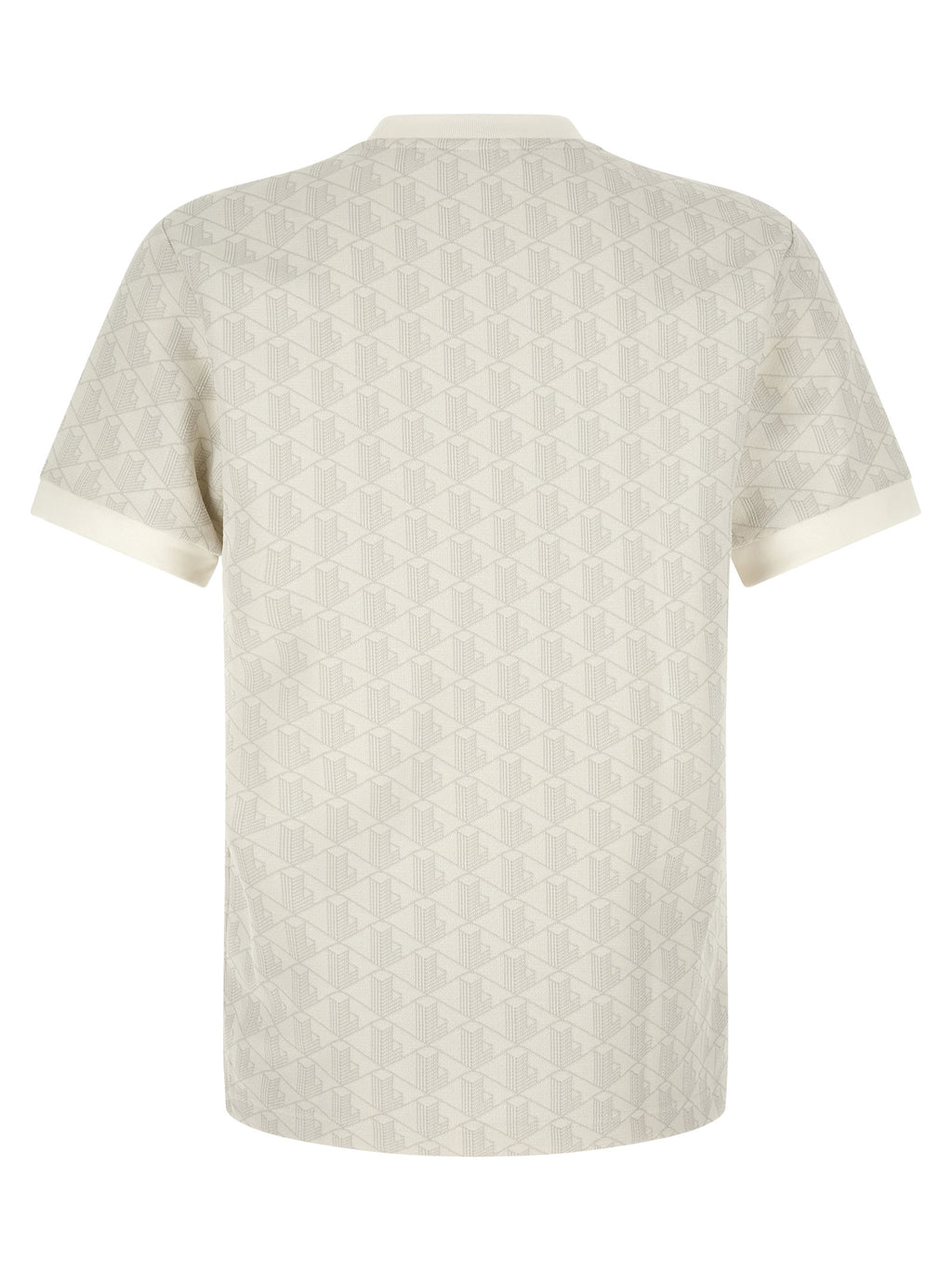 Lacoste Beige Polyester T-Shirt
