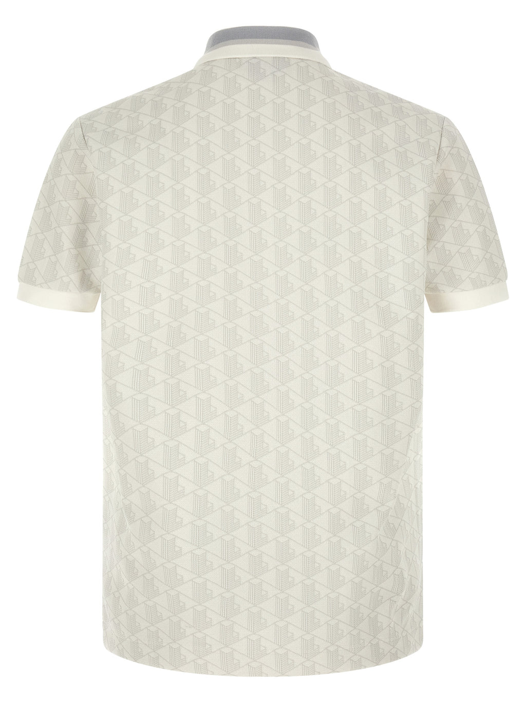 Lacoste White Polyester Polo Shirt