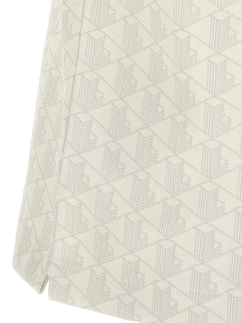 Lacoste White Polyester Polo Shirt