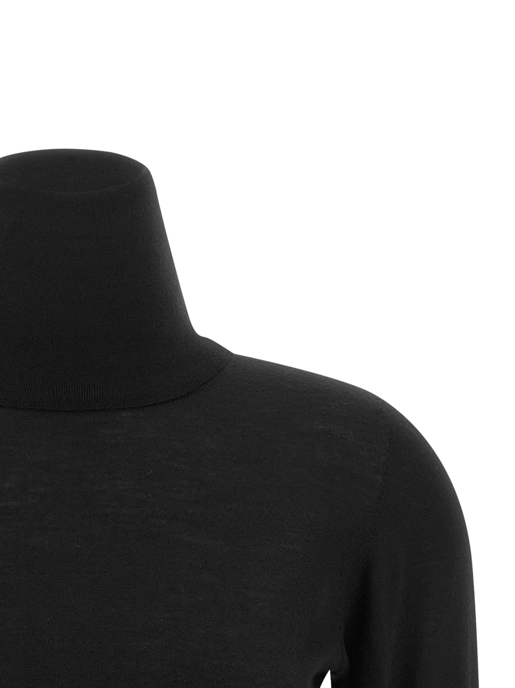 Max Mara Black Virgin Wool Cardigan