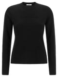 Max Mara Black Virgin Wool Cardigan