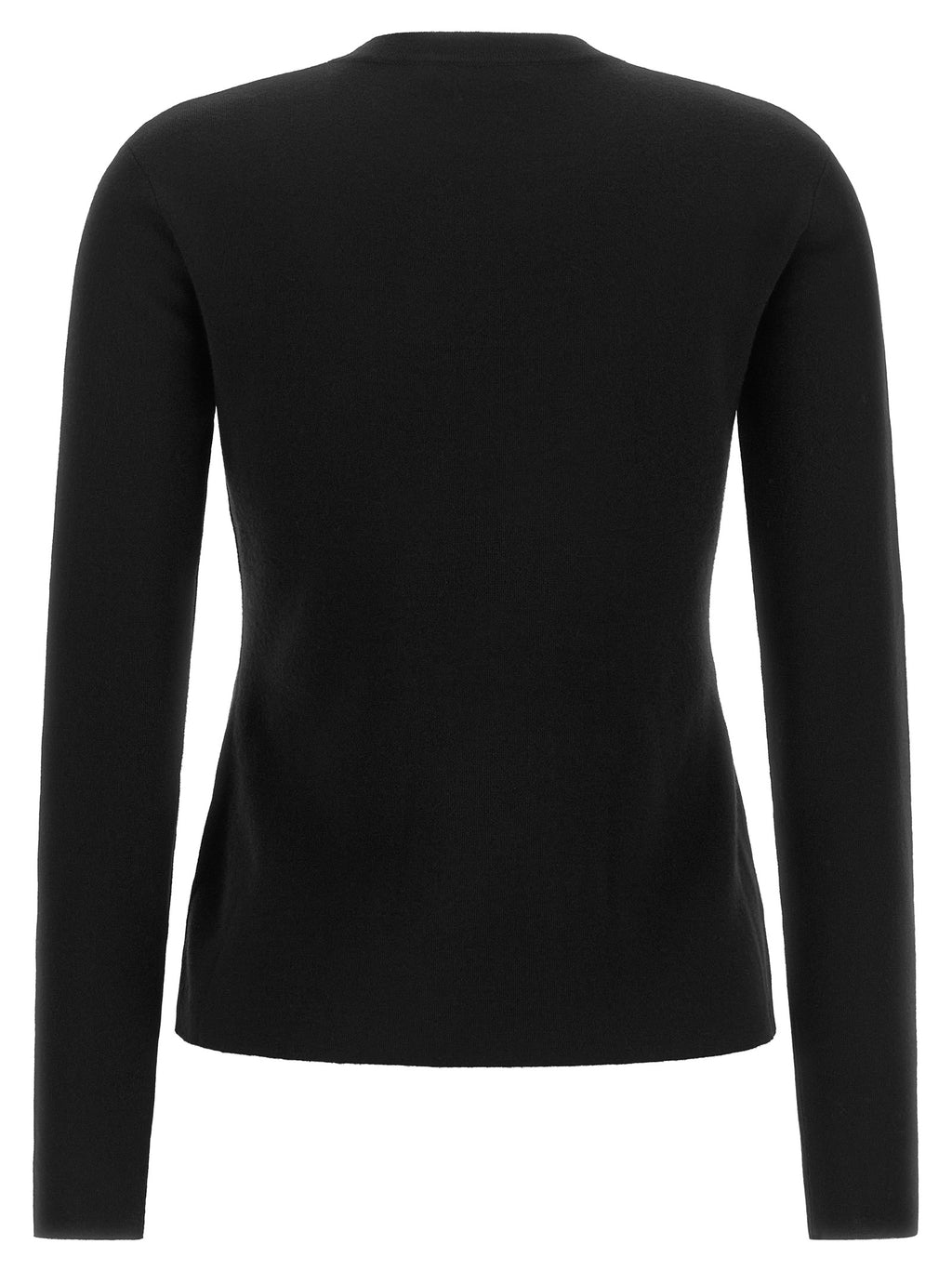 Max Mara Black Virgin Wool Cardigan
