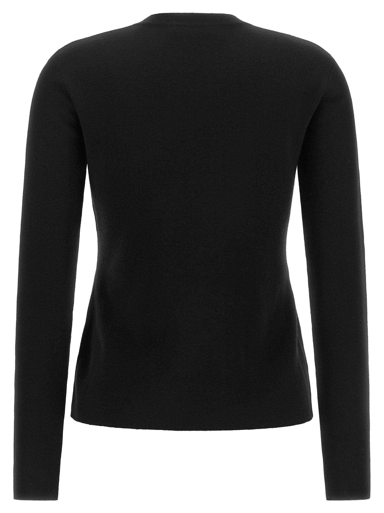 Max Mara Black Virgin Wool Cardigan