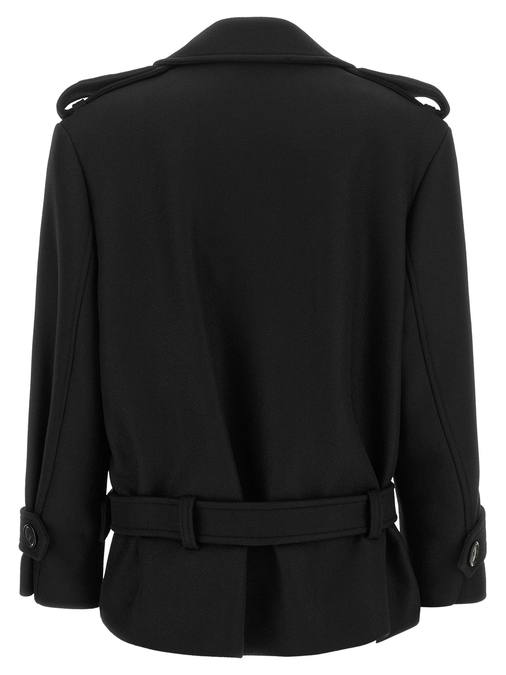 PINKO Black Wool Coat