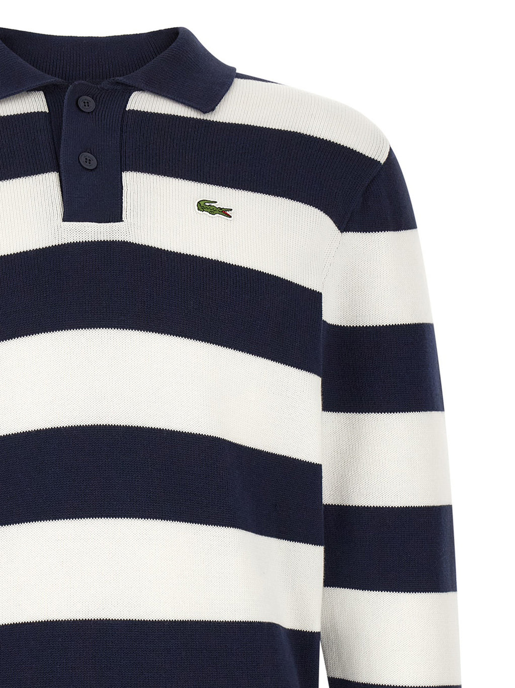 Lacoste White Cotton Cardigan
