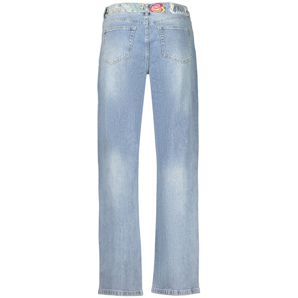 Desigual Azzurro Cotton Womens Jeans