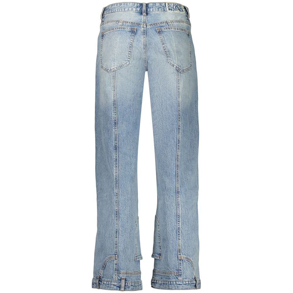 Desigual Azzurro Cotton Womens Jeans