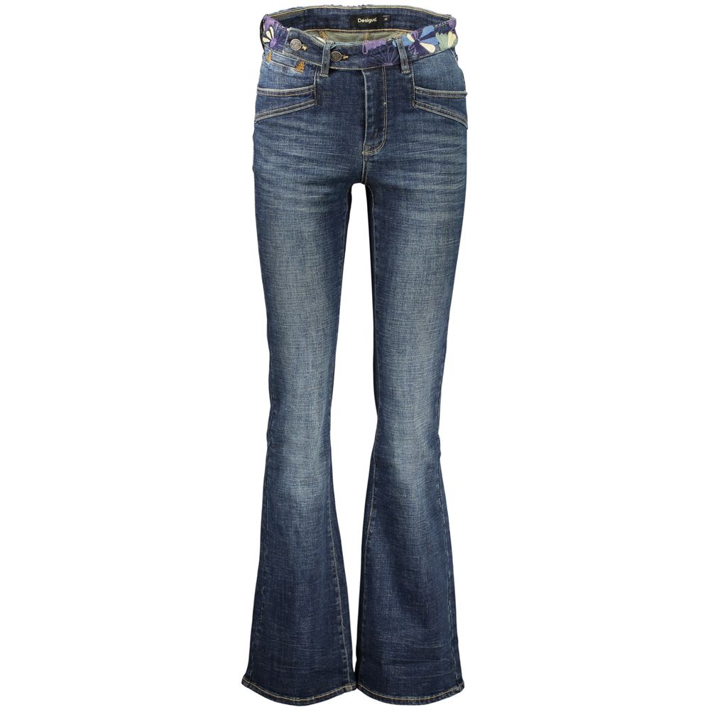 Desigual Blue Cotton Women's Jeans