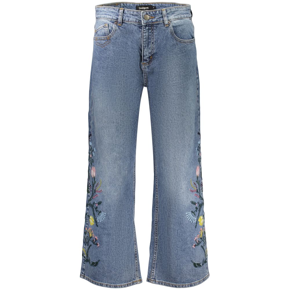 Desigual Blue Cotton Women's Jean