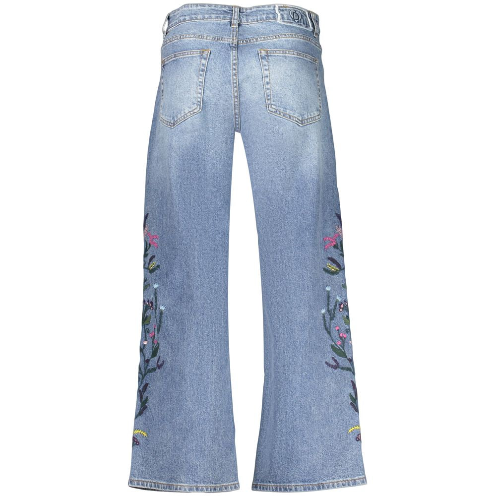 Desigual Blue Cotton Women's Jean