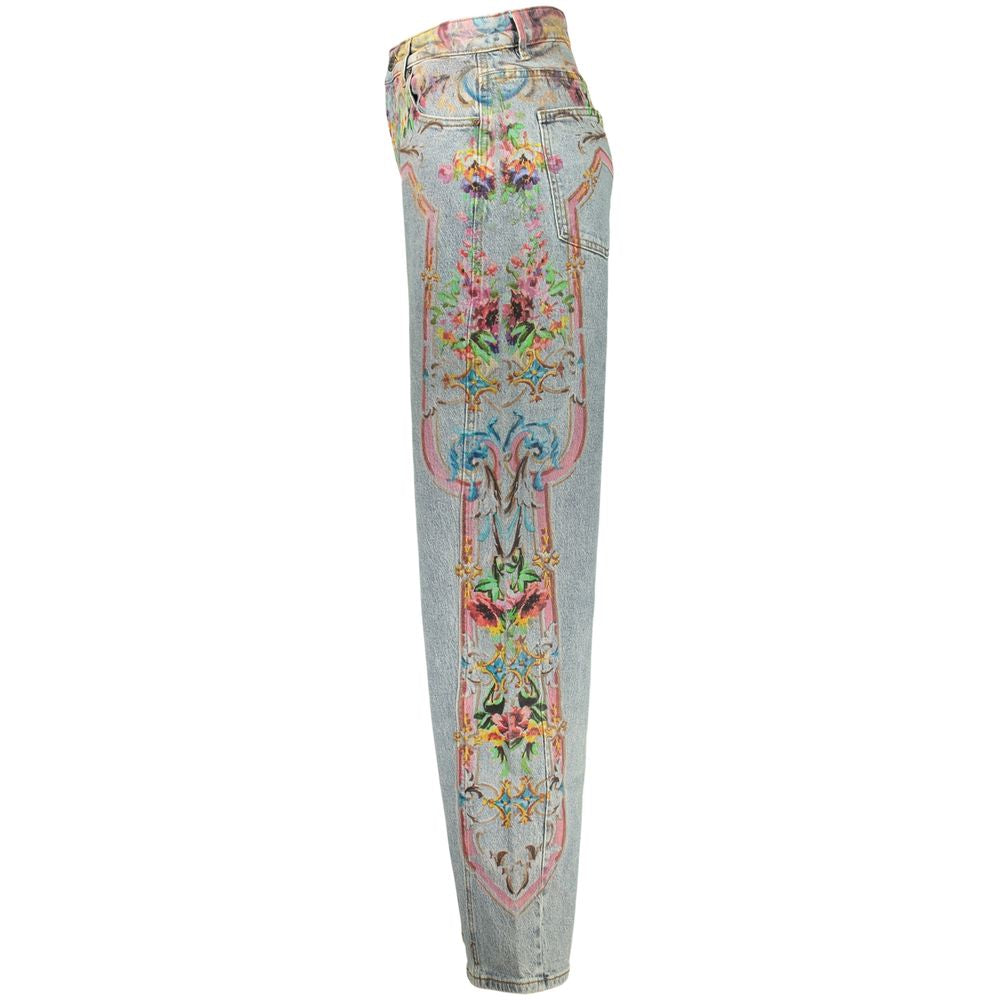 Desigual Blue Cotton Womens Jean