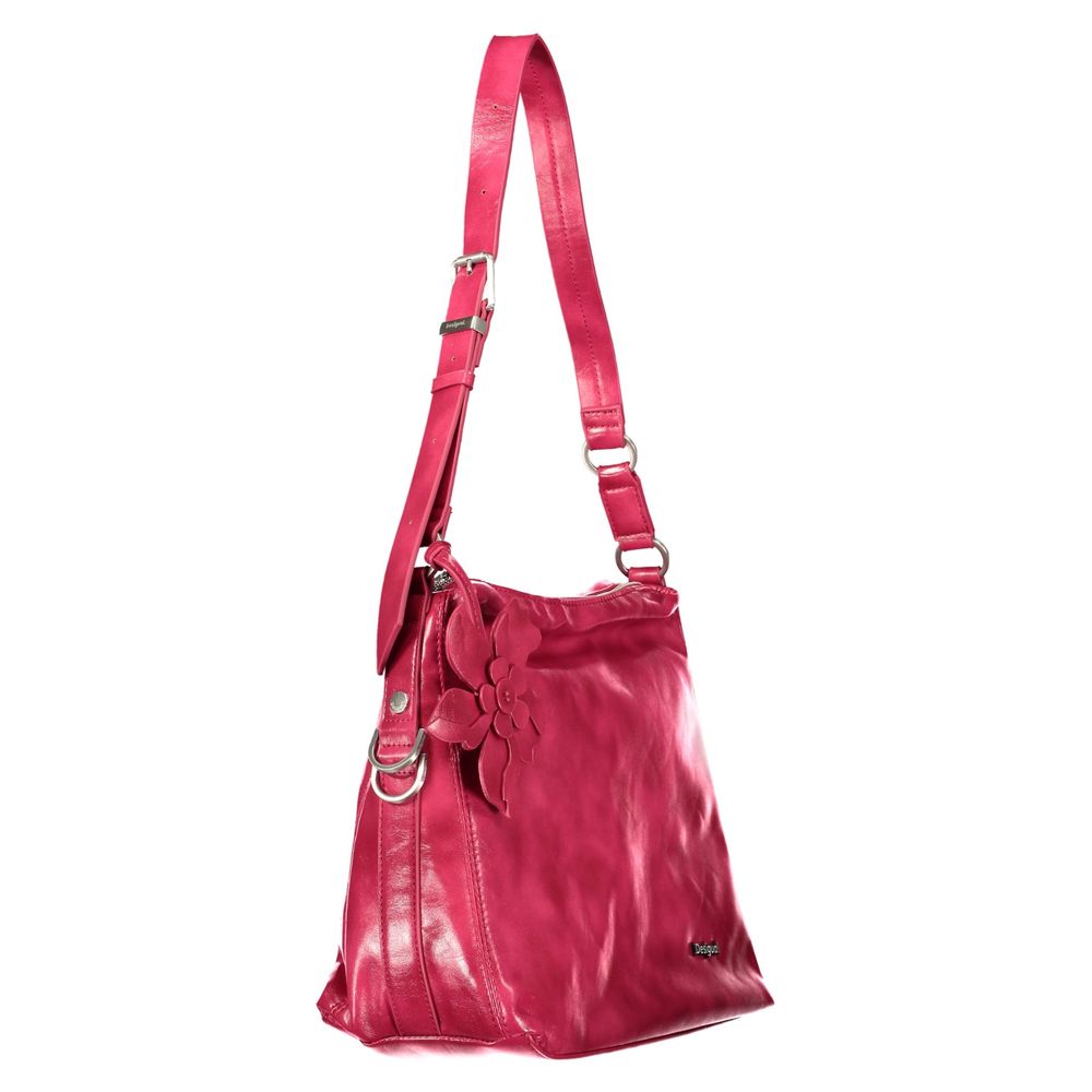 Desigual Pink Polyurethane Womens Bag