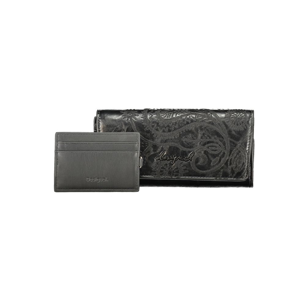 Desigual Black Polyurethane Women's Wallet
