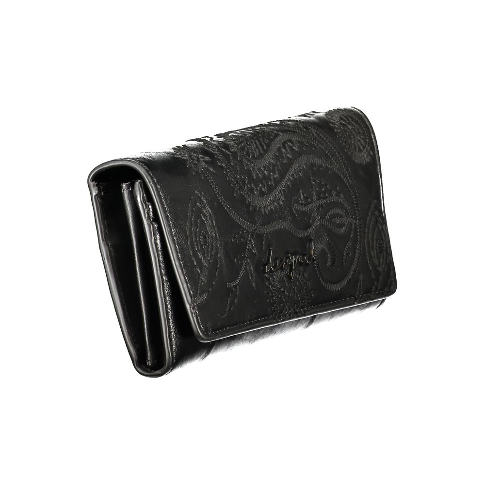 Desigual Black Polyurethane Women's Wallet