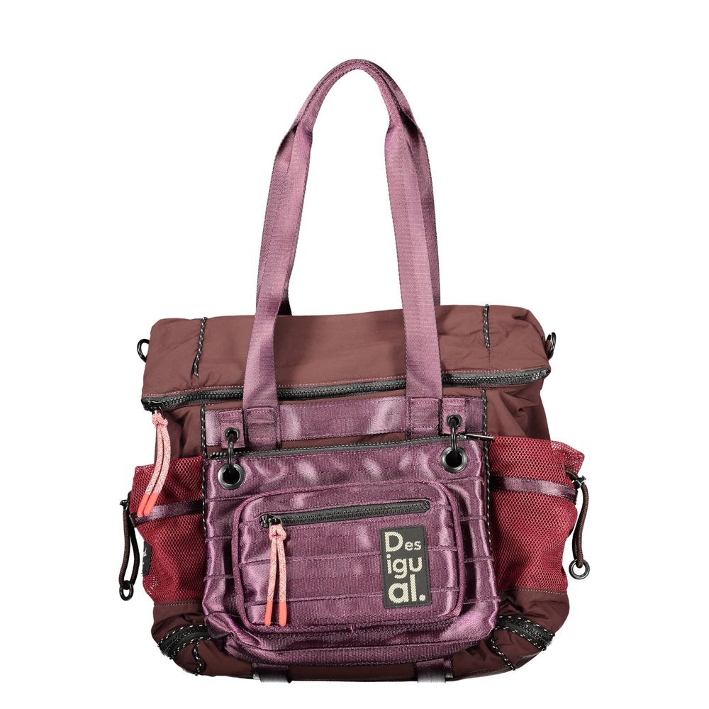 Desigual Brown Polyamide Handbag