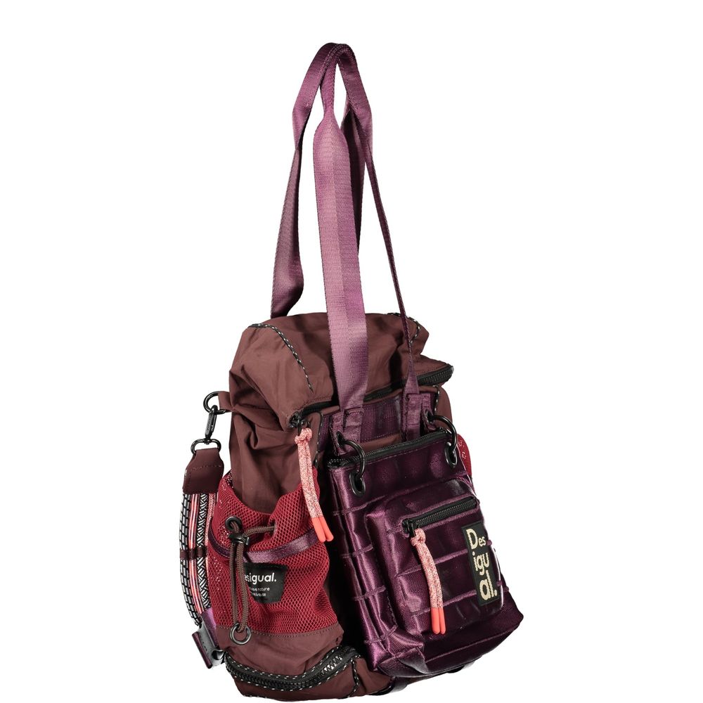 Desigual Brown Polyamide Handbag