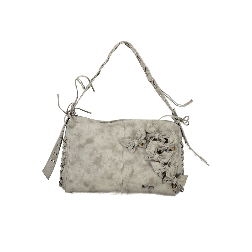 Desigual Gray Polyethylene Handbag