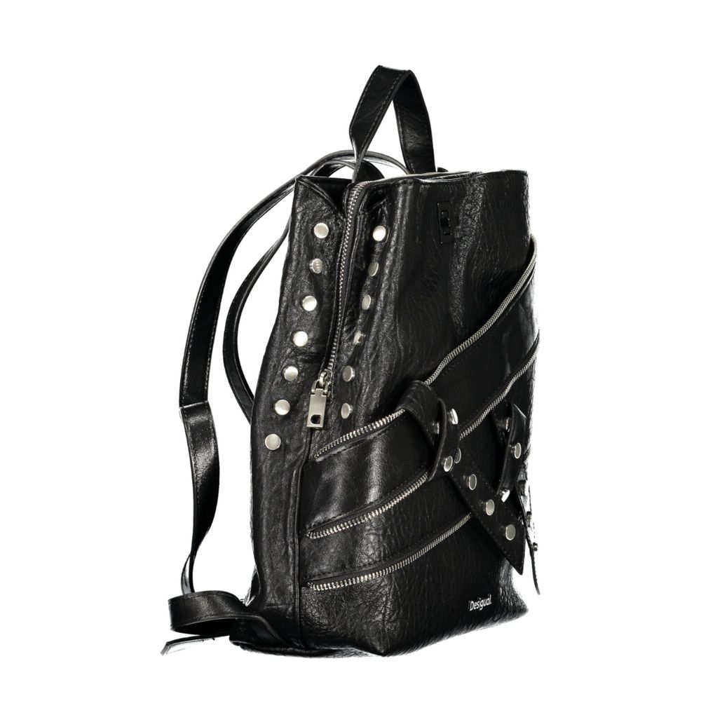 Desigual Black Polyethylene Backpack