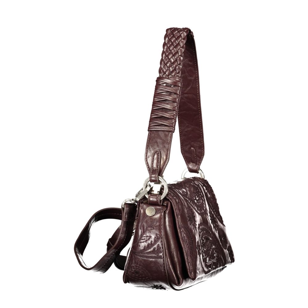 Desigual Brown Polyethylene Handbag