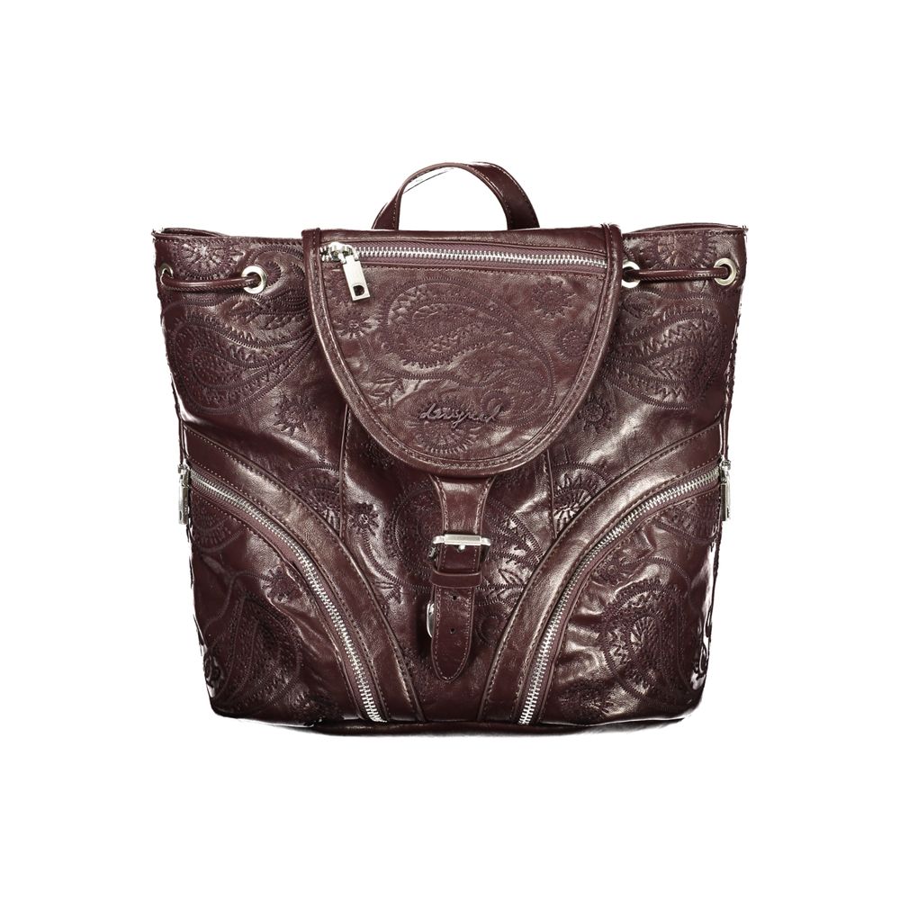 Desigual Brown Polyethylene Backpack