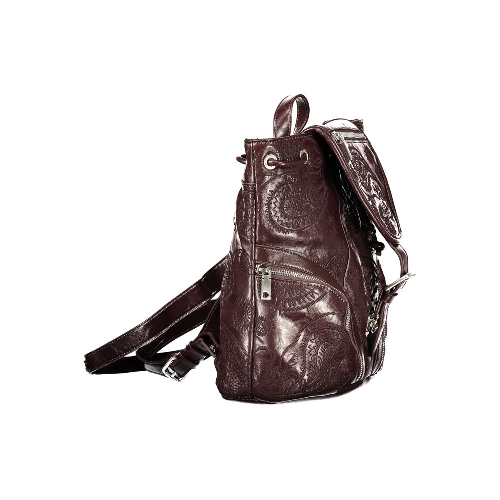 Desigual Brown Polyethylene Backpack