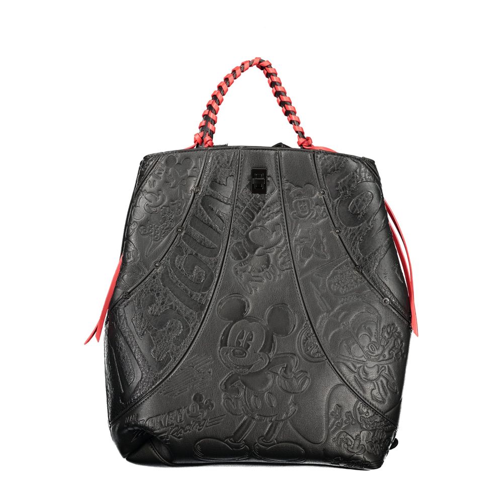 Desigual Black Polyethylene Backpack