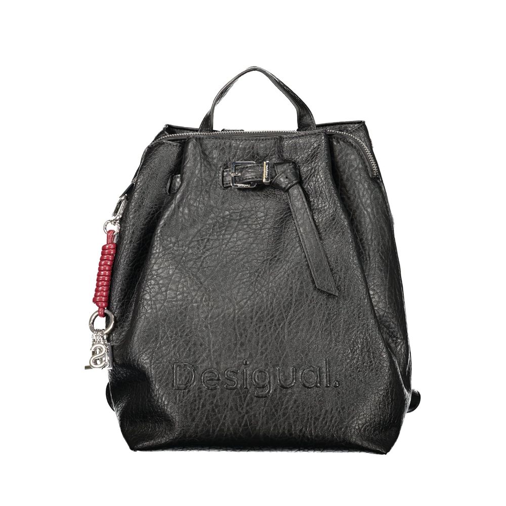 Desigual Black Polyethylene Backpack