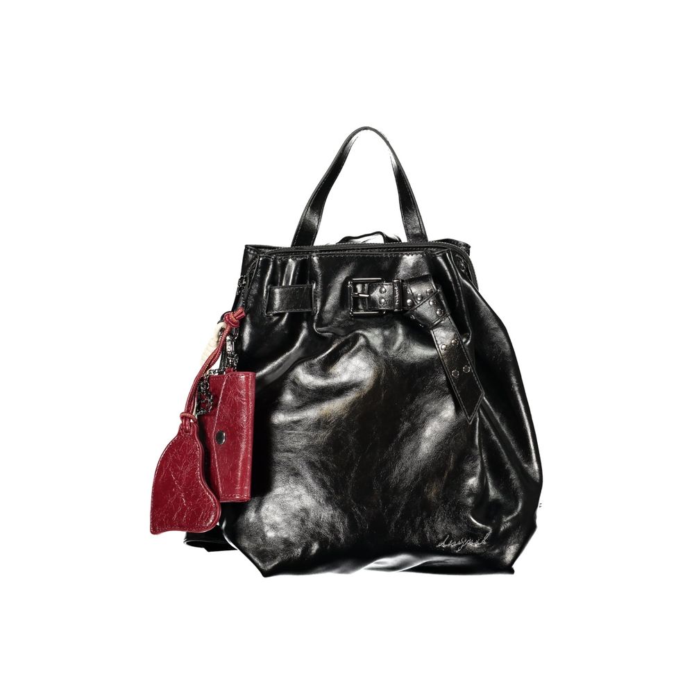 Desigual Black Polyethylene Backpack