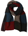 Dolce & Gabbana Multicolor Patchwork Knitted Foulard Scarf