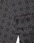 Dolce & Gabbana Black Silk Geometric Fringed Neck Shawl Scarf