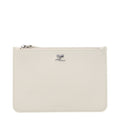 Courrèges Beige Leather Wallet