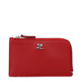 Courrèges Red Leather Wallet