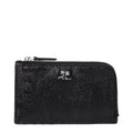 Courrèges Black Leather Wallet